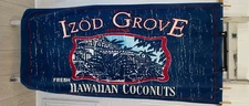 Izod  Resort Beach Towel Izod Grove Hawaiian Coconuts Large 55” X 31”