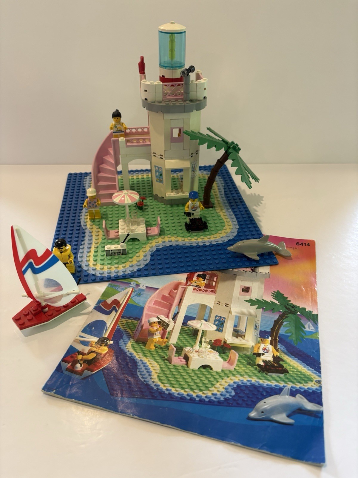 Lego 6414 Dolphin Point, Paradisa 1995, With Instructions