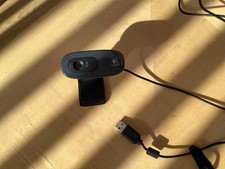 Logitech HD 720p Webcam Black USB Clip Attachment for PC Laptop