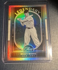 🔥2024 Panini Three and Two- Mickey Mantle Legendary Silver Holo- Sp 21/32-MLB🔥
