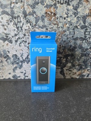 Ring Video Doorbell Wired - Schwarz Neu Ungeöffnet OVP Klingel 