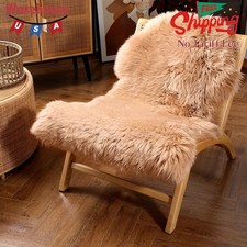 Premium Genuine Fur Sheepskin Rug Real Australia Sheepskin Natural Luxury Fluffy