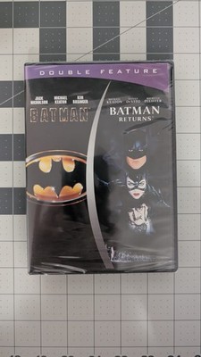 Batman Batman Returns DVD Double Feature Sealed Tim Burton Michael Keaton