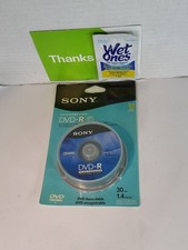 Sony Handycam Mini DVD-R 10-Pack 1.4GB 30-Min Recordable Discs New Sealed Nice 