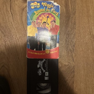 The Wiggles Wiggle Around The Clock VHS Tape 2006 HiT Songs