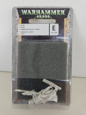 Warhammer 40K Commissar Ibram Gaunt NIB Metal OOP Imperial Guard Ghosts E4736-62
