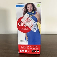 Dryel At-Home Dry Cleaner Starter Kit – 2 Loads | Safe for Delicates & Wool Bag