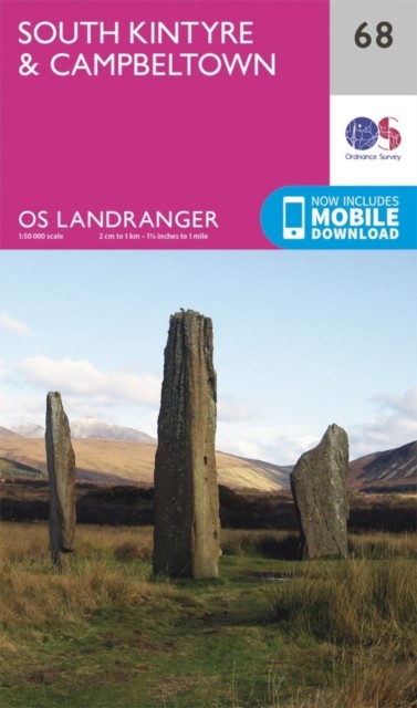 South Kintyre & Campbeltown Map | Mull of Kintyre | Ordnance Survey | OS Landranger Map 68 | England | Walks | Cycling | Days Out | Maps | Adventure - Image 5