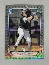 2026 Bowman Chrome 1st Colby Shelton Reptilian Refractor /100 #BCP-144 White Sox