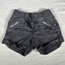 Black Justice Shorts with Zipper Pockets Girls Size 8R