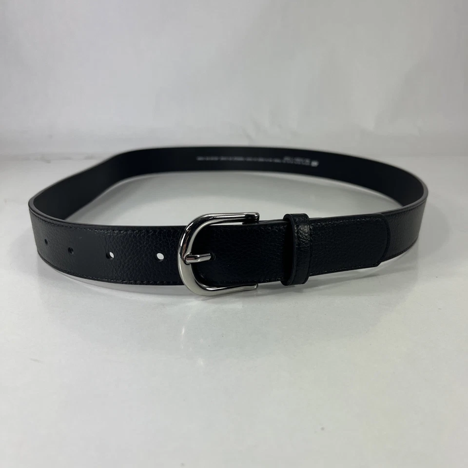 Cinturón de vestir negro H&M - imitación cuero - para mujer talla 36 Foto 2 de 4