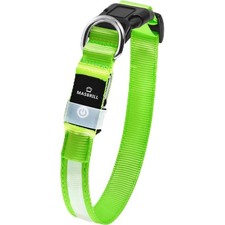 Hund Leuchthalsband LED  USB wiederaufladbar Nylon Sicherheit