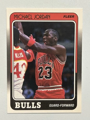 Fleer 1988-89 Fleer Michael Jordan #17 Chicago Bulls NBA Basketball Card