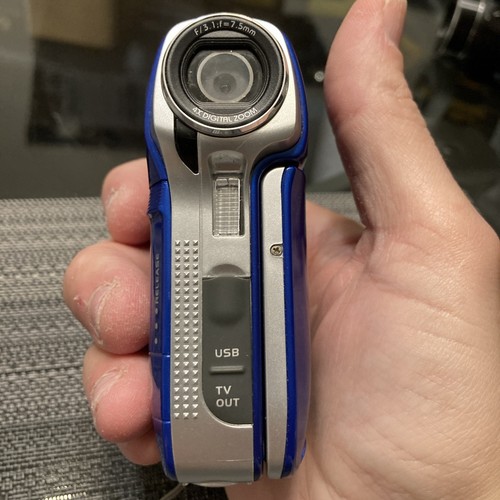 DXG-563V CAMCORDER/Camera BLUE HTF 5.1MP, 4x Digital… Manual, Cords, Cd TESTED!! - Picture 5 of 17
