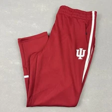 Indiana Hoosiers Pants Men Extra Large Red Adidas Aeroready Basketball NCAA XL