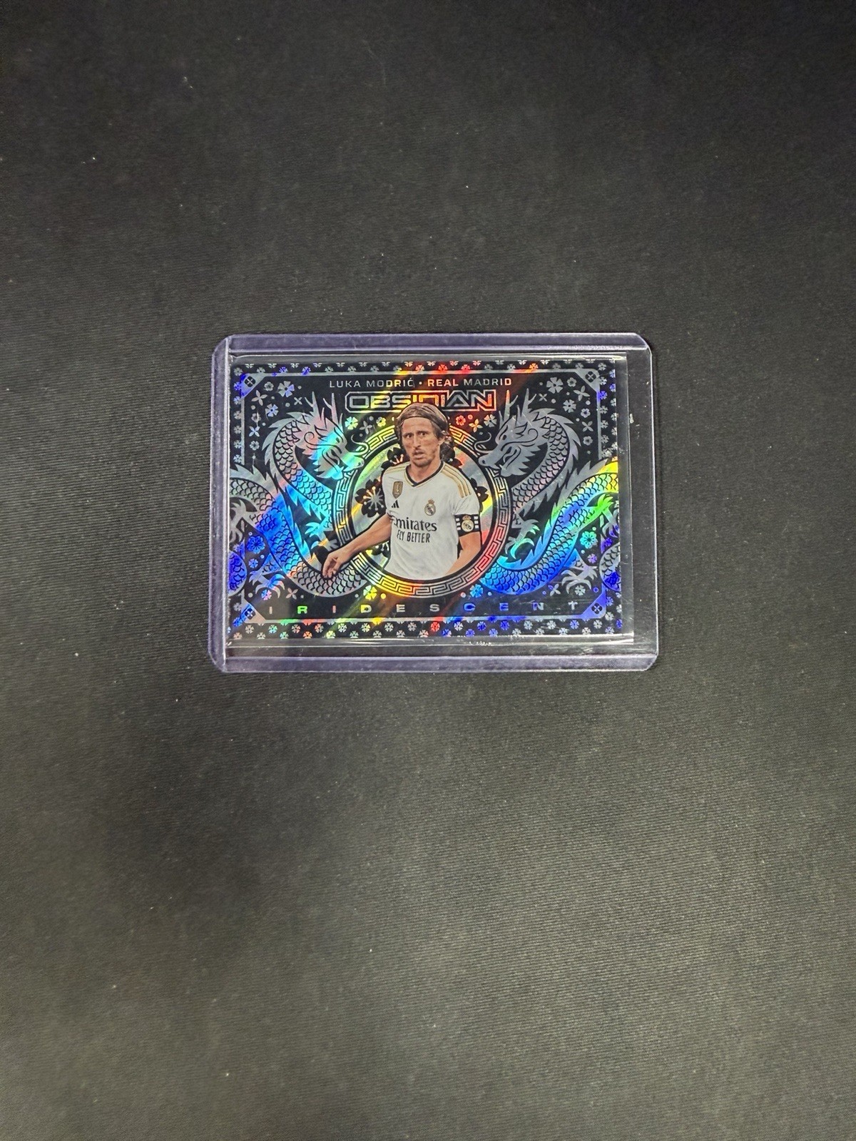 2025-26 Panini Obsidian Luka Modric Iridescent SSP #5 REAL MADRID Case Hit