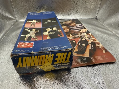 1980 Remco The Mummy 9" Monster Figure COMPLETE Glow Read w/Box Attached To Card - Picture 15 of 16