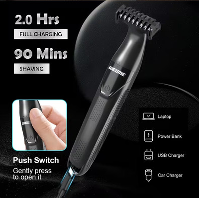 Körper haare trimmer Bartstoppeln Beinhaaren Schamhaaren WEEME 3-in-1
