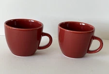Project 62 Avesta Burnt Orange Stoneware 16 Oz 3.5” Mugs Set of 2 Fall Color
