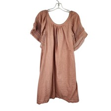 Old Navy Mauve Dress w/ Pockets Women's XXL 100% Cotton Romantic Prairie Core