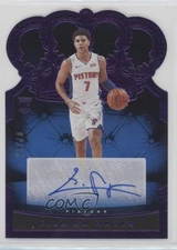 2020-21 Panini Crown Royale Rookie FOTL Purple 7/25 Killian Hayes Auto RC 0s9t