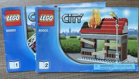 LEGO 60003 City: Fire Emergency 100% Complete + Box EUC!!