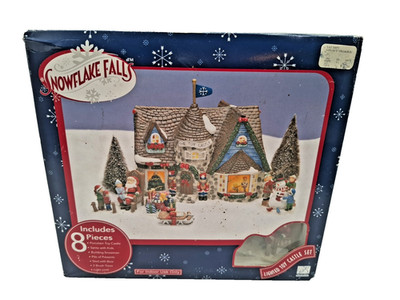 BK Collectibles Snowflake Falls Lighted Toy Castle Set (8 pcs) - Brand New
