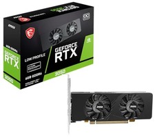 MSI GeForce RTX 3050 LP E 6G OC Graphics Card VD9314