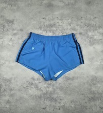 Vintage Adidas Shorts Rare 80s Running Marathon Blue Yugoslavia Men's Size S