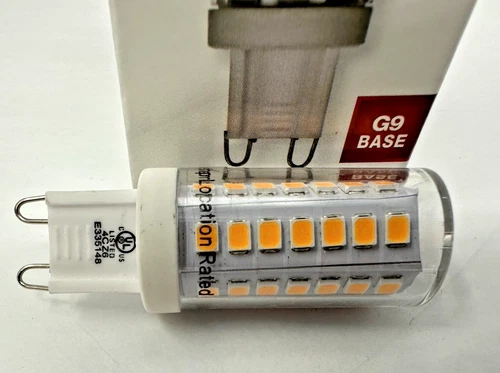 New Satco Dimmable LED Double Loop G9, 5W, 120VT4, Warm White, S11238, 2700K - Picture 2 of 4