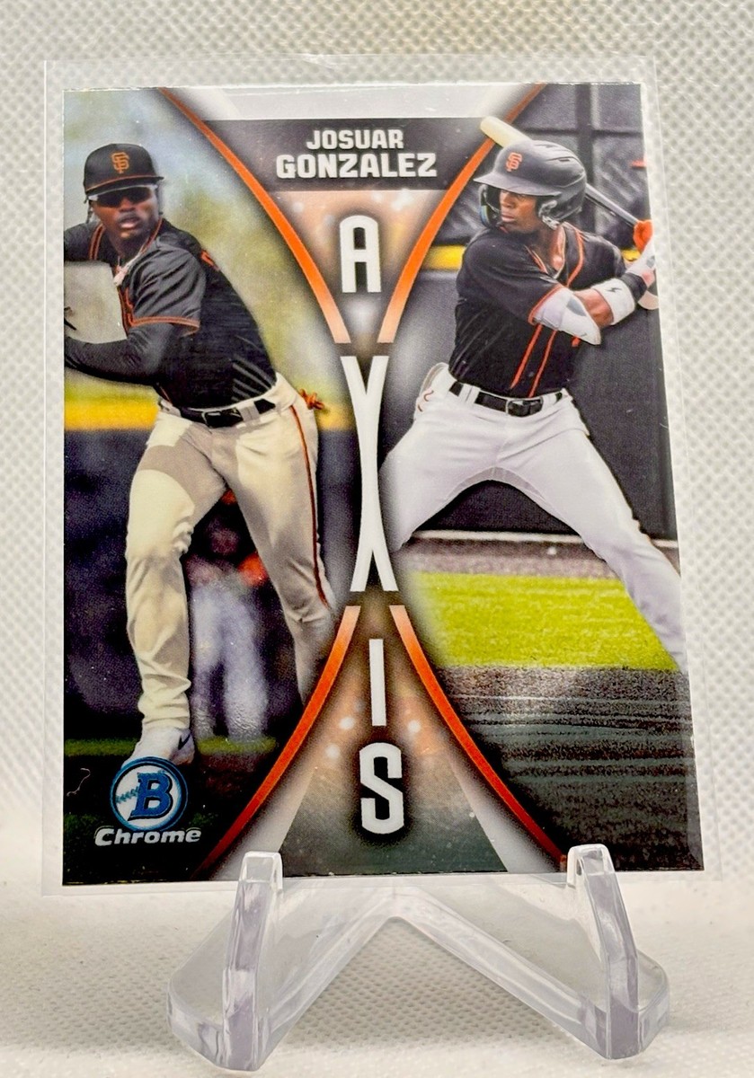 2025 Bowman Draft Josuar Gonzalez Axis Insert #A-17 - Giants | eBay