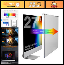 Anti Blue Light Anti Glare Screen Protector for 27-28" Monitors, Eye Strain Re