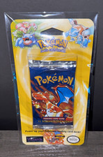 1999 Pokemon Base Set Shadowless Blister Charizard Art WOTC Sealed