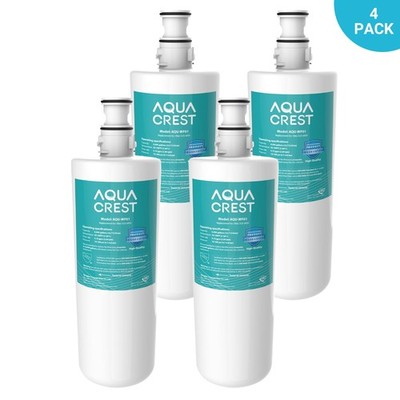 AQUA CREST Under Sink Water Filter,Replacement for Standard Filtrete , 4 Pack