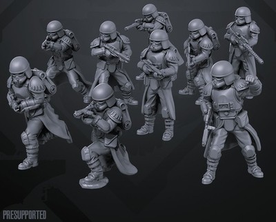 Star Wars Legion Imperial Snowtroopers Unit Expansion - Proxy Models