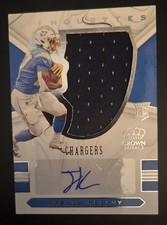 2020 Chronicles - Crown Royale Silhouette Auto - Joshua Kelley - Chargers 10/99