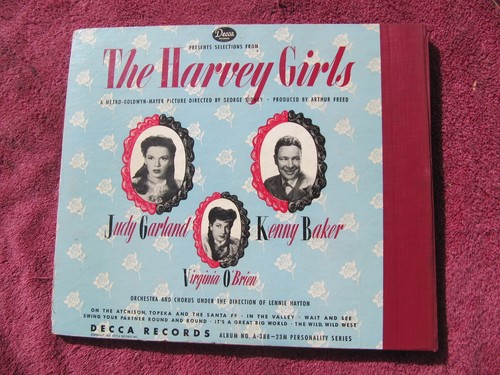 JUDY GARLAND Movie THE HARVEY GIRLS Virginia O'Brien Baker EMPTY ALBUM DECCA 388 - Picture 4 of 4
