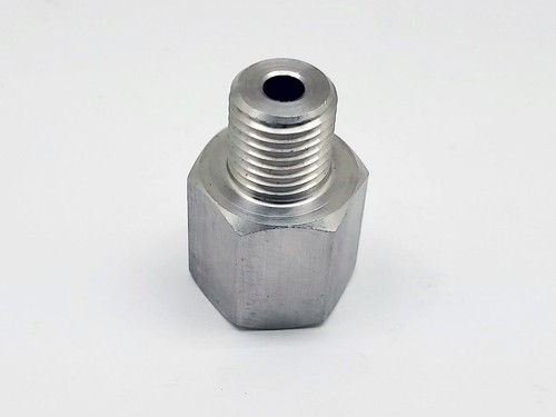 Stainless Steel Sensor Adaptor M18 x1.5 Female to M18 x1.5 Male Fittings HEX 22 - Foto 3 di 5