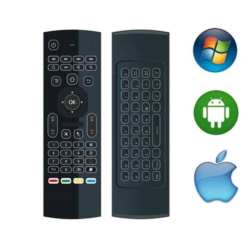 Backlit Wireless Keyboard 2.4G Air Mouse Keypad Remote Control for HDTV TV Box