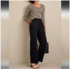 Soft Surroundings Black Soft Essential High R...