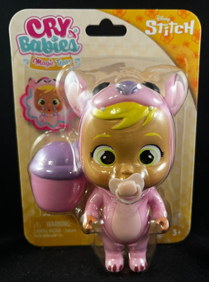 Cry Babies Magic Tears - Mini 5'' Doll & 2 Accessories - Angel - Lilo & Stitch