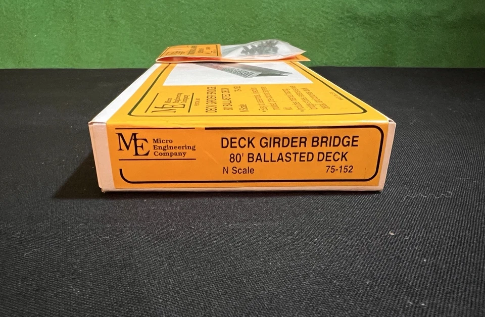 Micro Engineering Deck Girder Bridge 80’ Ballasted Deck N Scale Kit NEW+ Bonus - Image 3 of 3