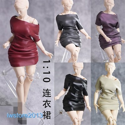 1/12 PU Dress Skirt Clothes For 6'' Female Romankey TBL Fury NT-04 Figure Body