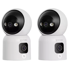 360° Pan/Tilt 4MP(2 X 2MP) Indoor Smart Plug-In Home Security Camera, Baby Pet M