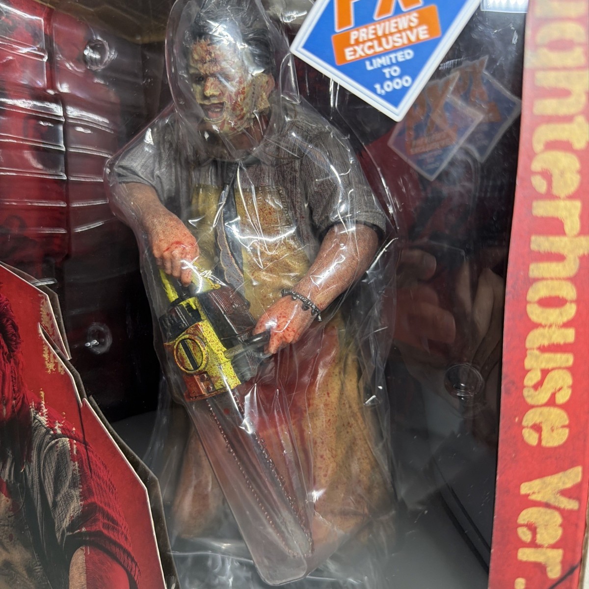 Kotobukiya Leatherface Slaughterhouse Ver. Statue ArtFX Texas  display picture 1