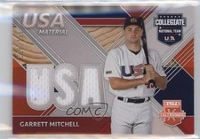 2020 Elite Extra Edition USA Baseball Material Orange /199 Garrett Mitchell 0w3
