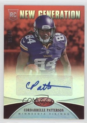 2013 Certified New Generation 35/49 Cordarrelle Patterson Rookie Auto RC 0f8