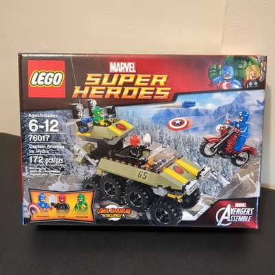 LEGO 76017 Marvel Super Heroes Captain America vs. Hydra RED SKULL NEW Sealed