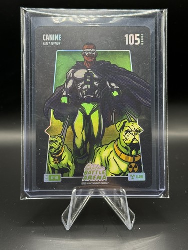 2026 Bo Jackson Battle Arena Canine Kenneth Walker III Battlefoil Glow # BF-103