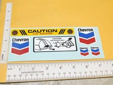 Tonka Turbine Cab Chevron Tanker Semi Replacement Sticker Set TK-262